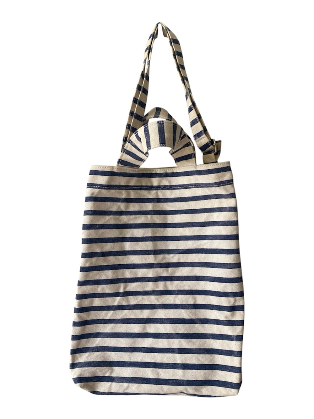 Baggu Duck Bag Sailor Stripe, Navy and White , Tote Bag, Nautical, Washable - Picture 8 of 17